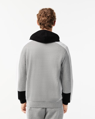 Men's Zip-Up Colorblock Hoodie