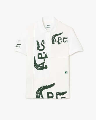 Women&rsquo;s Lacoste x A.P.C. Loose Fit Contrast Crocodile Polo