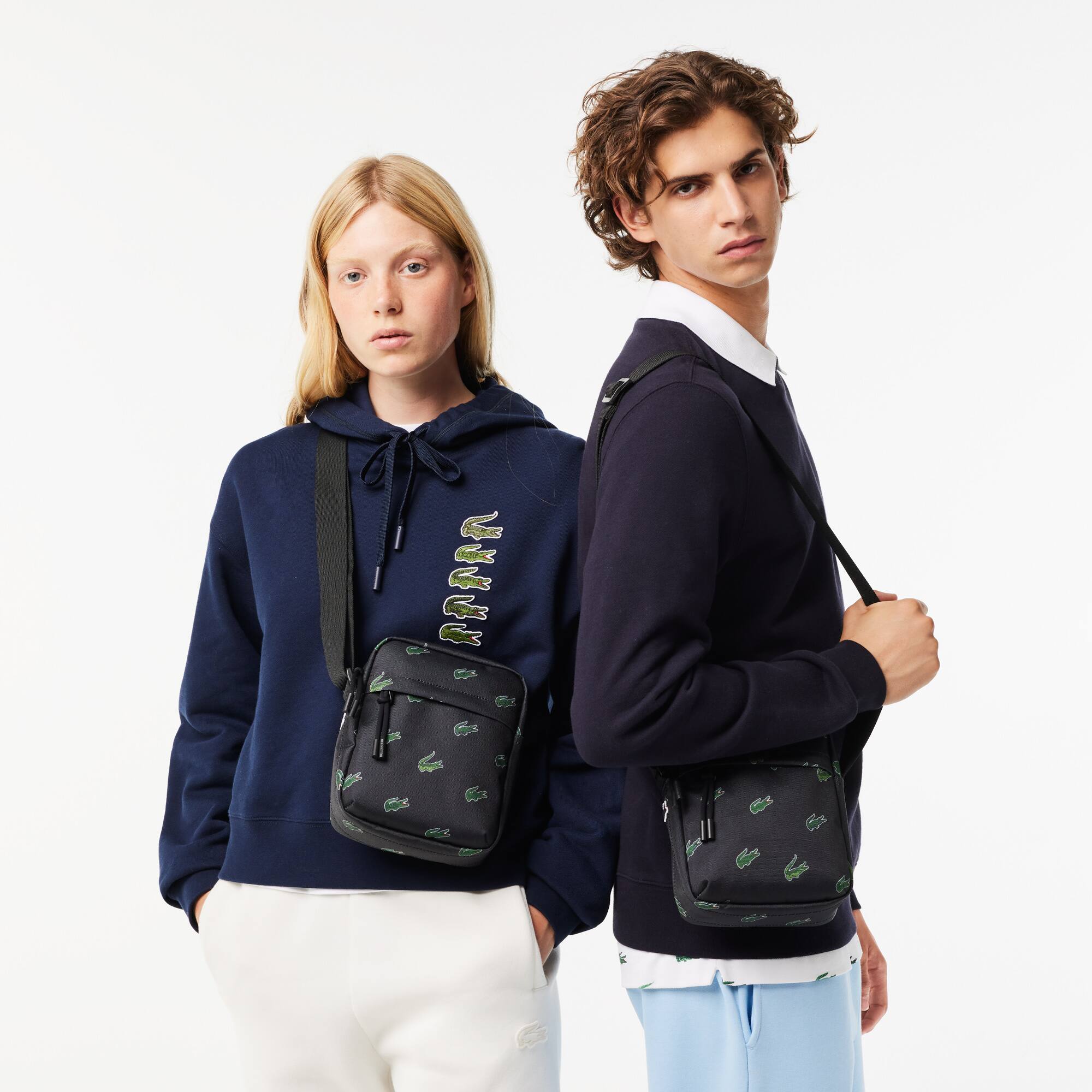 Croc Print Satchel - Bags - New In 2025 | Lacoste