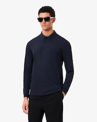 Polo Urbano de Manga Larga y Corte Regular
