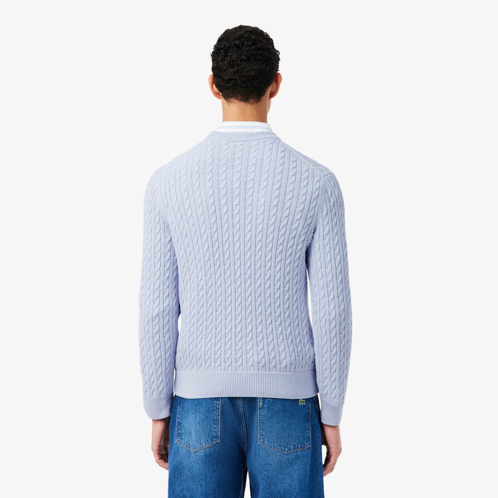 Men's Cable Knit Cotton Sweater - Sweaters & Sweatshirts - New In