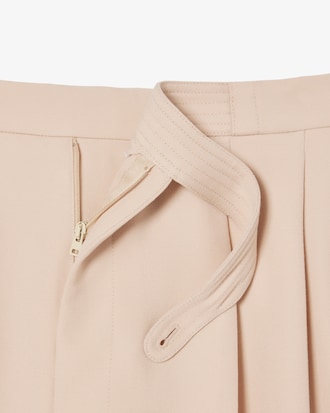 Men's Runway Fitted Wool Shorts