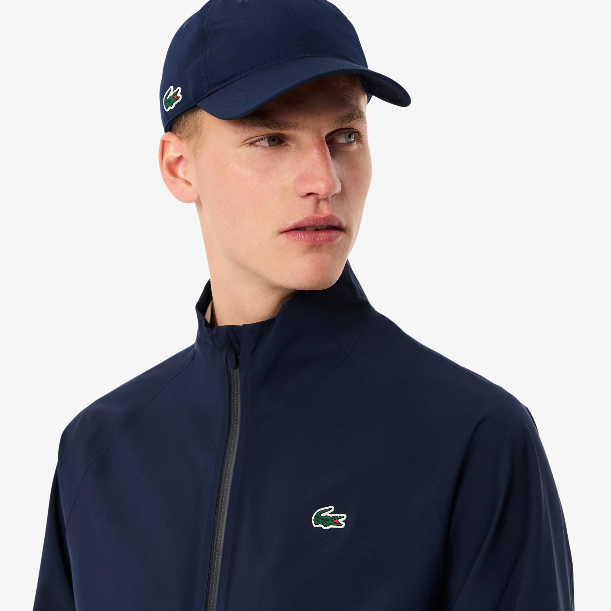 LACOSTE SPORT 撥水ストライプジップゴルフジャケット LACOSTE SPORT 撥水ストライプジップゴルフジャケット ラコステ