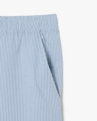 Shorts de Algod&oacute;n Tipo Seersucker
