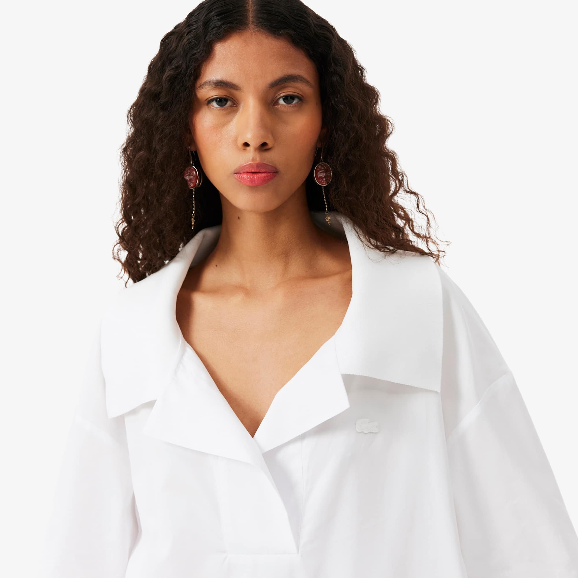 Runway Poplin Polo Collar Playsuit - Dresses - New In 2026 | Lacoste
