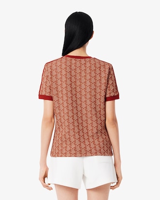 Women's Slim Fit Monogram T-Shirt