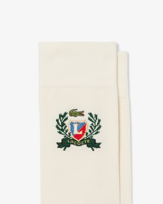Calcetines unisex con detalles de escudo