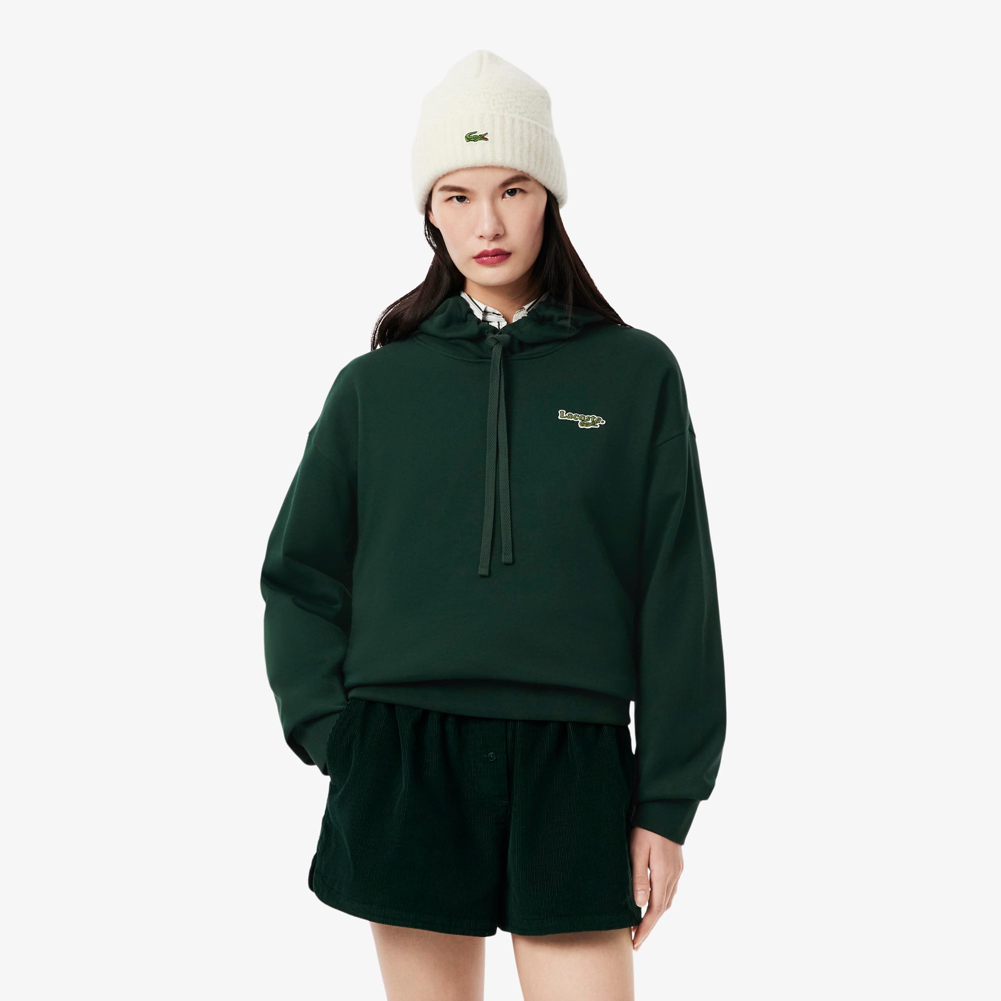 Lacoste Women's Oversized Logo Hoodie