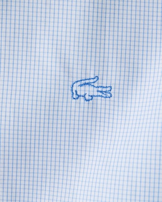 Chemise regular fit en popeline de coton premium &agrave; carreaux