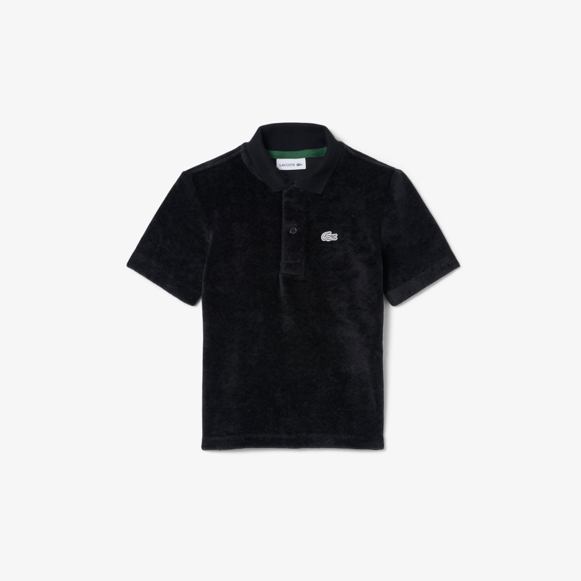 Lacoste Boys' Petit Piqué Polo - 7 Years In Black