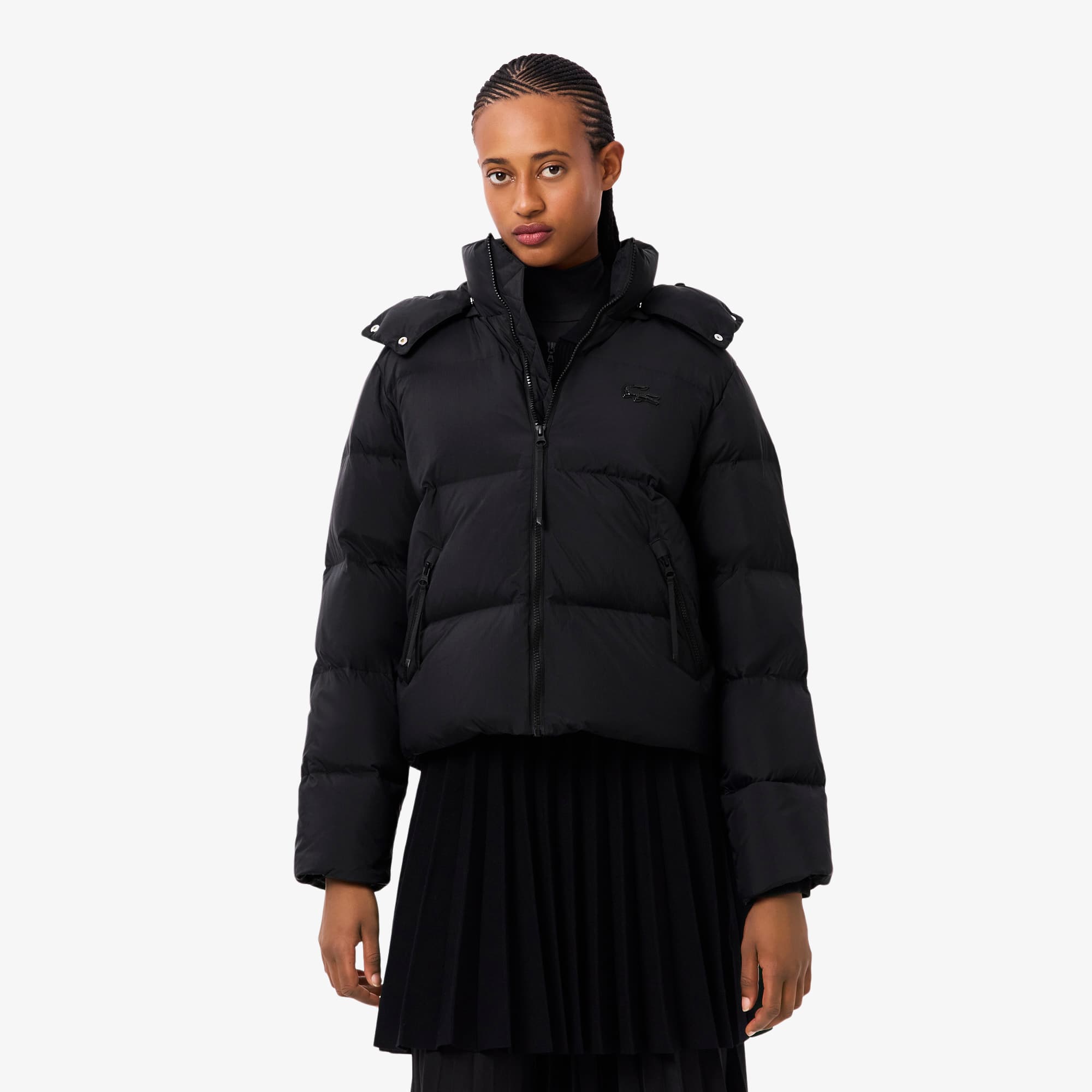 ジャケット・アウター herlipto Lace Shell Belted Down Jacket M herlipto Lace Shell Belted Down Jacket