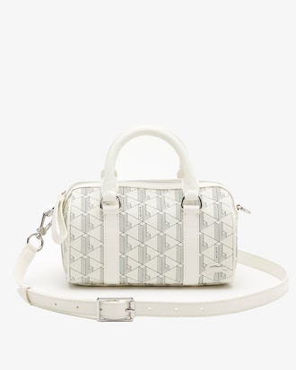 Monogram Print Boston Bag