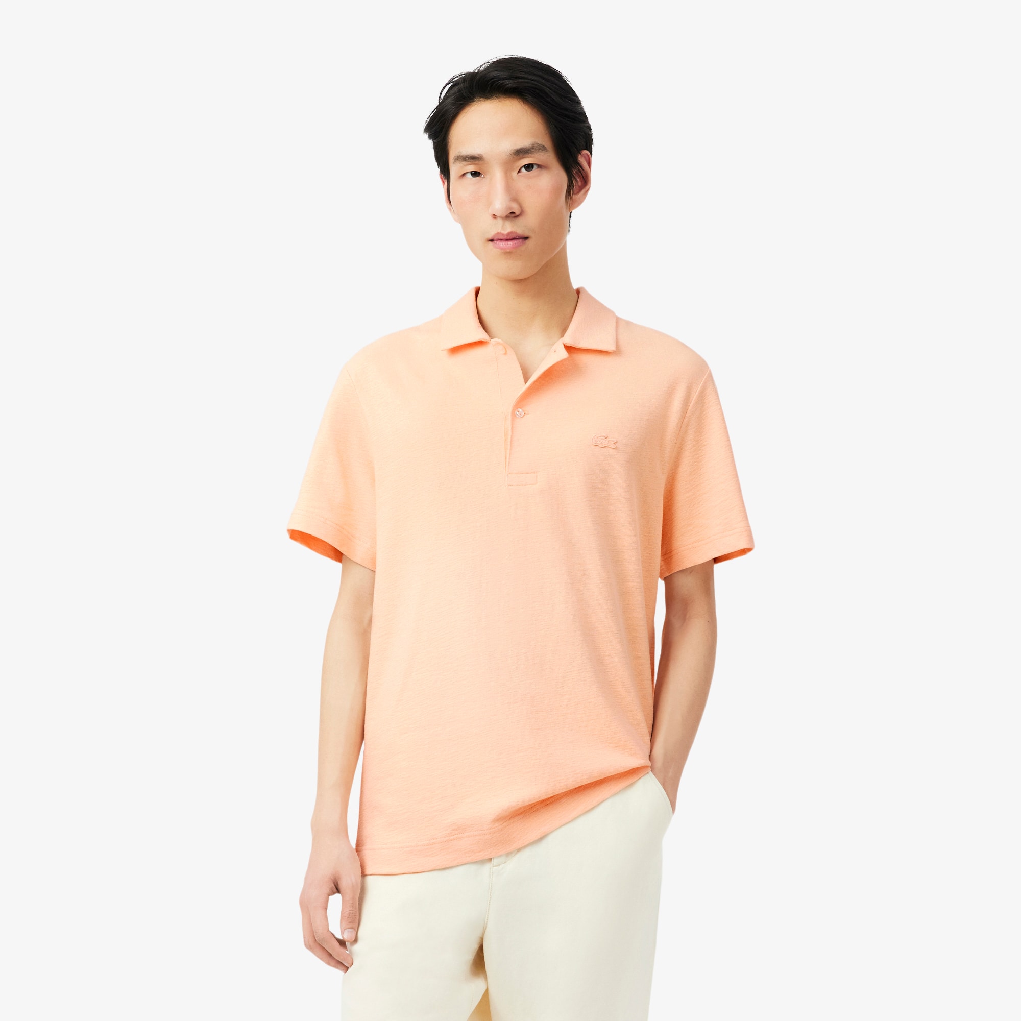 Classic Fit Textured Polo - Polo Shirts - New In 2026 | Lacoste