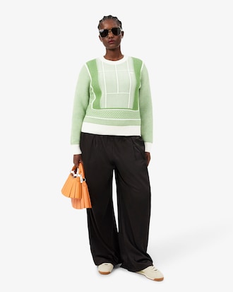 Tennis Court Graphic Sweater