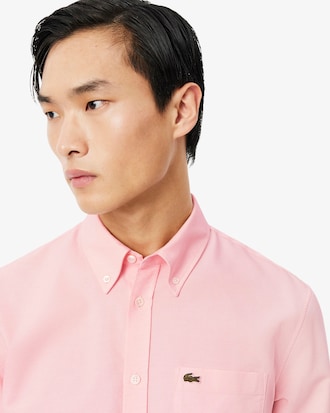 Camisa Oxford De Corte Regular Para Hombre