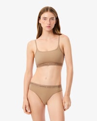 Scallop Waist Microfiber Briefs