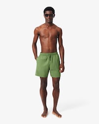 Short de bain mi-long uni