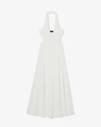 Women's Runway Ribbed Pleated Dress