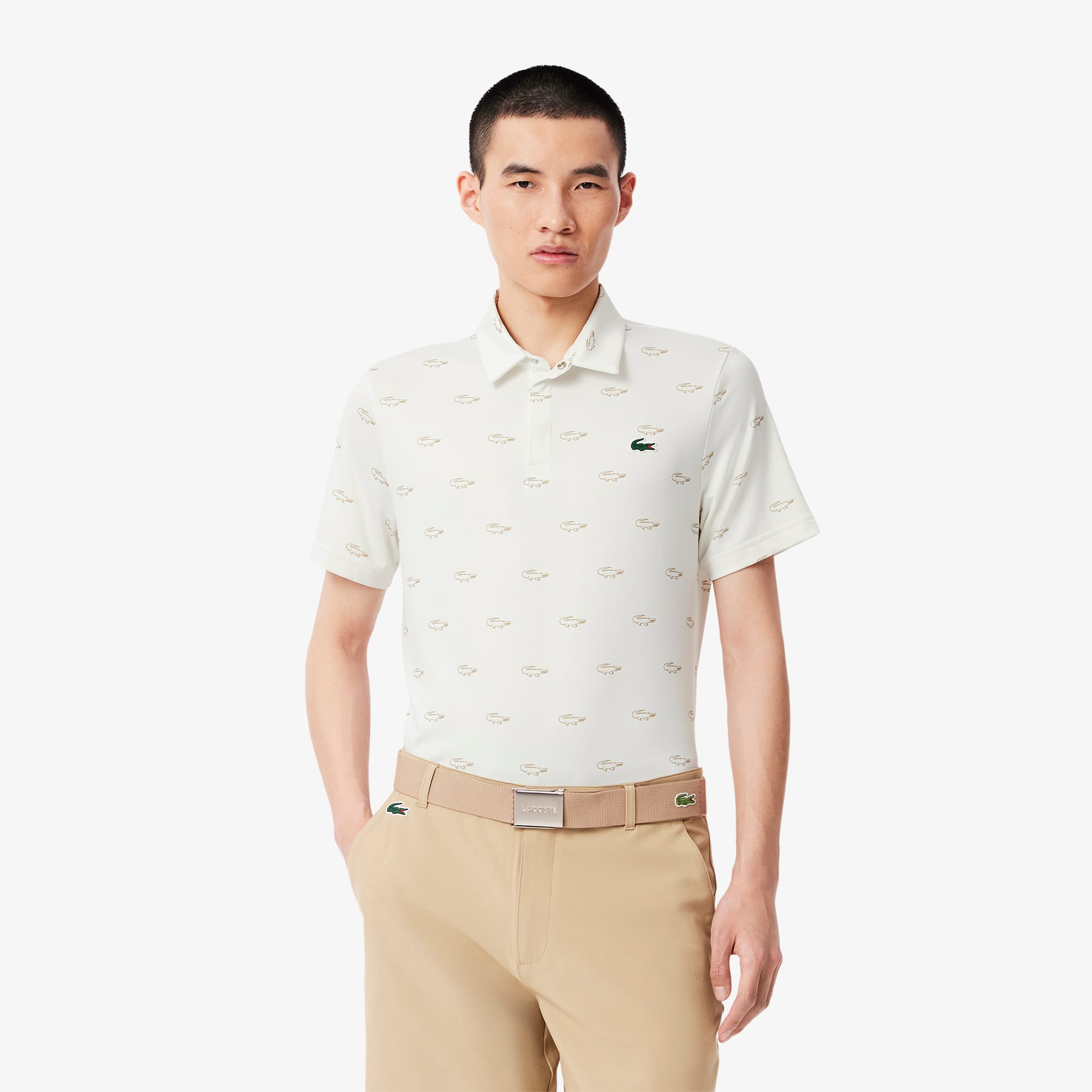 Lacoste Men's Regular Fit UV Protect Golf Polo