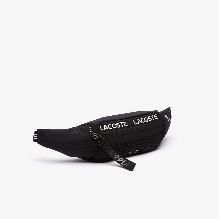 Unisex Branded Band Zip Colorblock Nylon Waist Bag Leather goods New In 2022 Lacoste