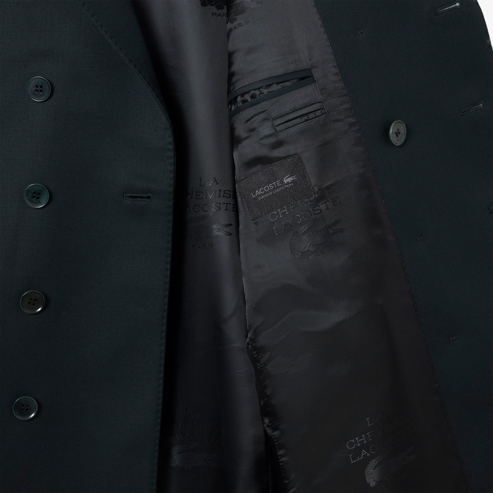 Runway Double Breasted Lightweight Wool Blazer