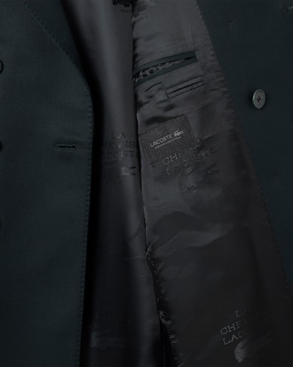 Runway Double Breasted Lightweight Wool Blazer