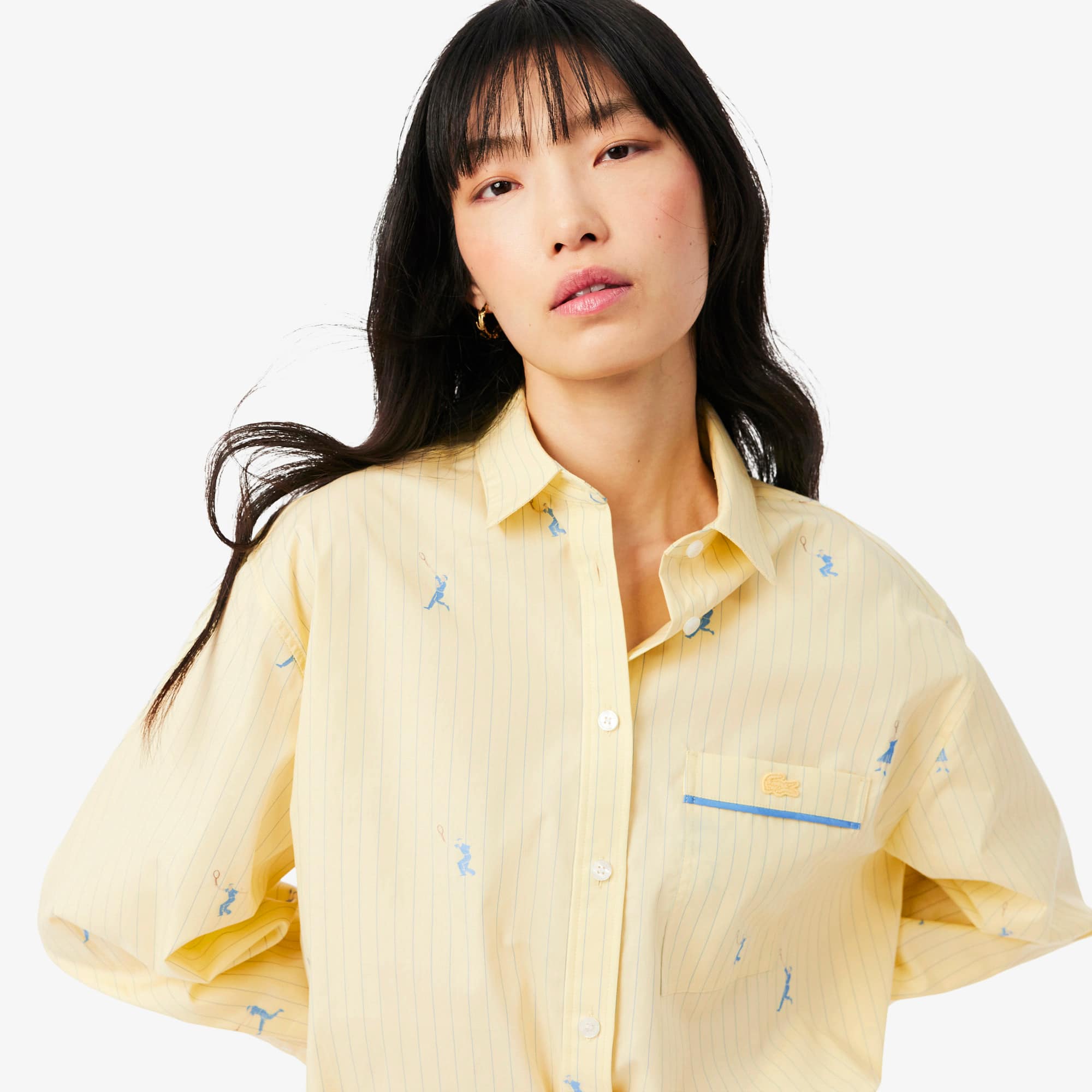 Oversized Shirt with Motifs - Women's Collection - New In 2026