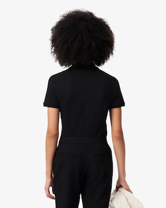 Women's L.12.D Slim Fit Stretch Mini Piqué Polo