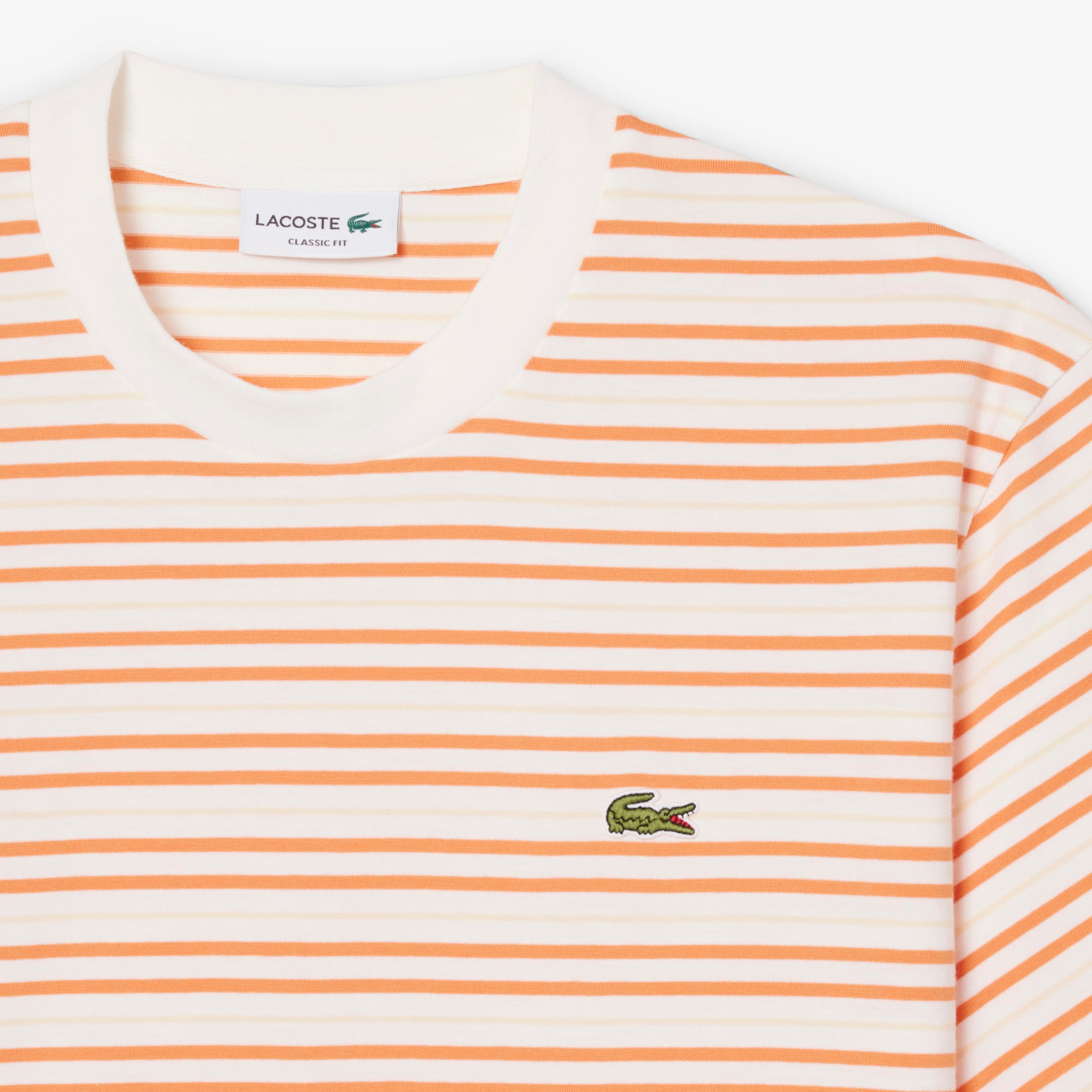 Striped Cotton T-Shirt - All Men's Clothing - New In 2026 | Lacoste