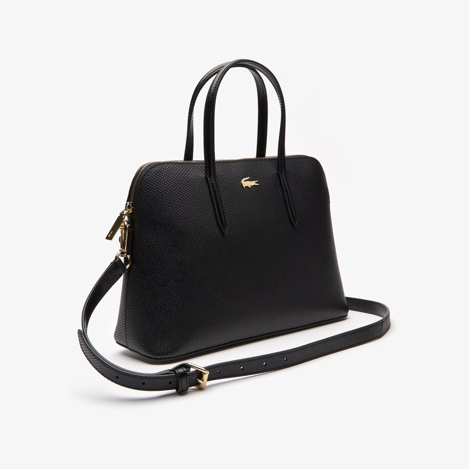 Bugatti Leather Garment Bag Women's Chantaco Piqué Leather Bugatti Bag | LACOSTE