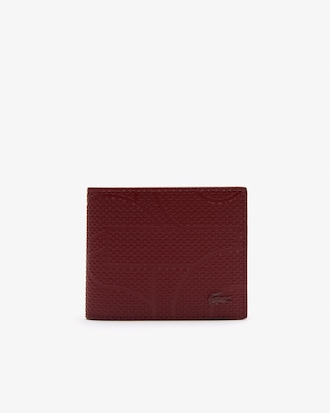 Chantaco Small Graphic Piqu&eacute; Leather Wallet