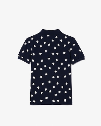 Kids' Mini Piqu&eacute; Print Polo