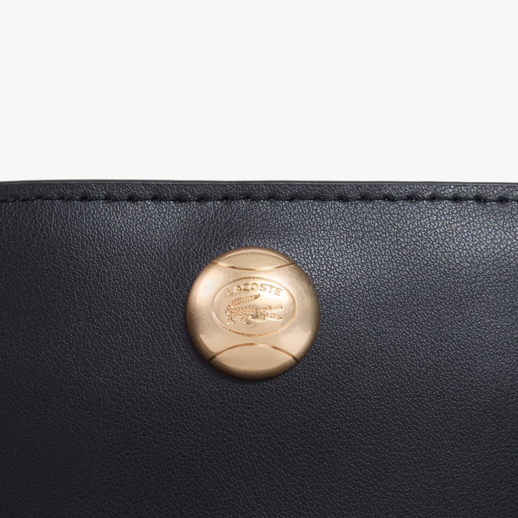Small Tennis Bliss Leather Bucket Bag