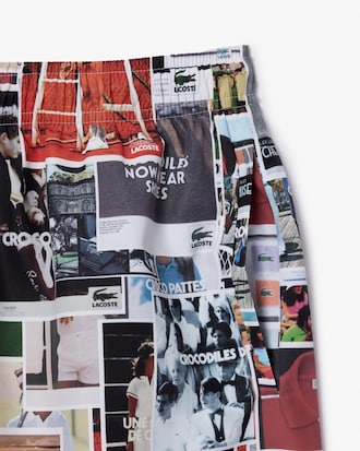 Men's Printed Swim Trunks