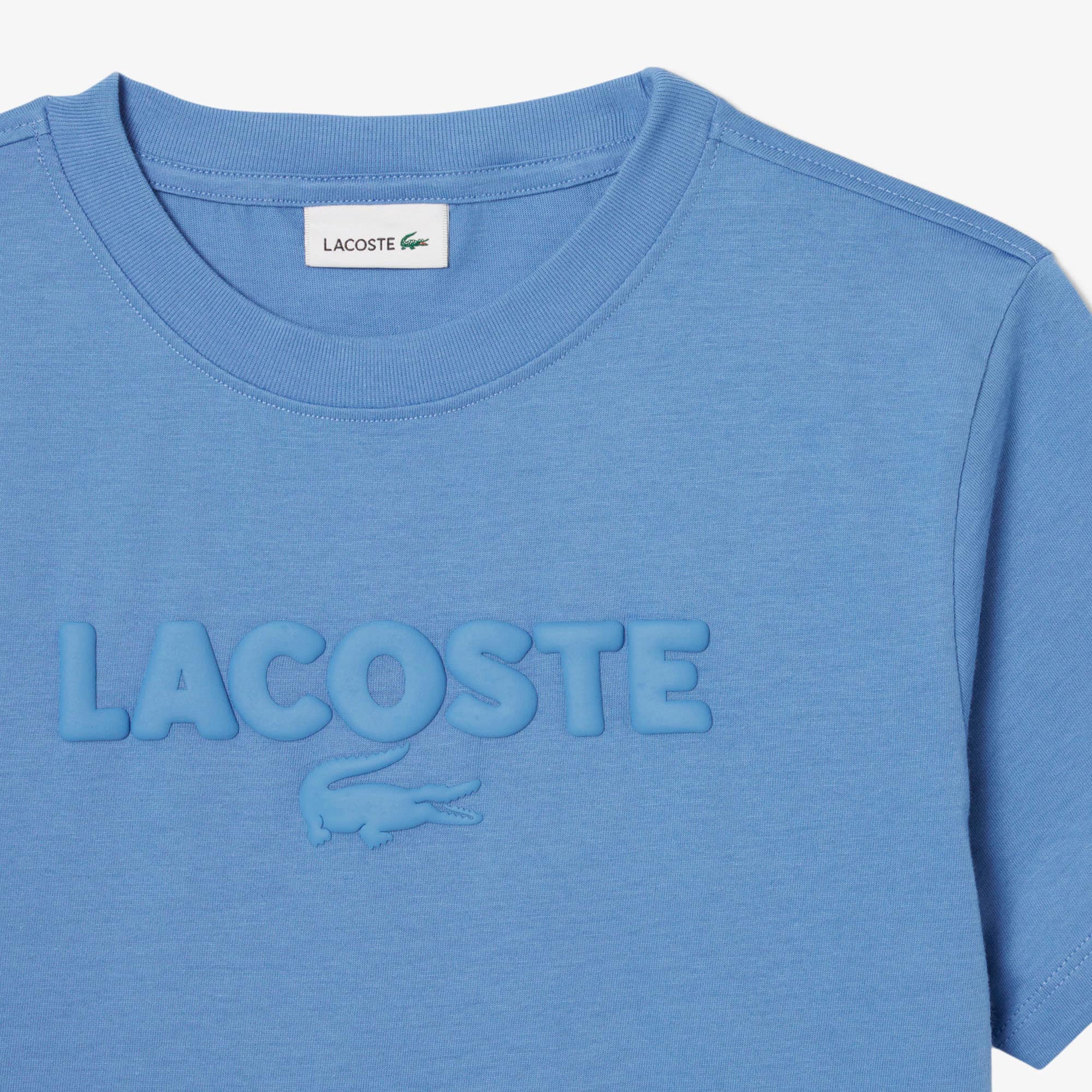 Textured Lacoste Cotton T-Shirt
