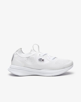 Women's Lacoste Run Spin Knit Textile Trainers