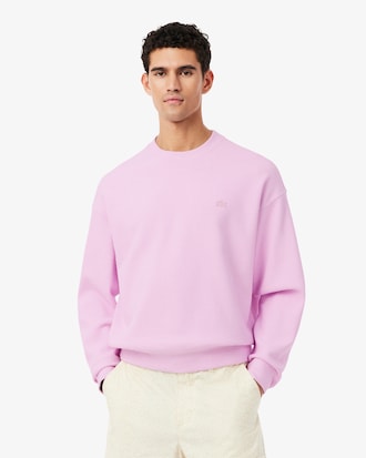 Loose Fit Piqu&eacute; Sweatshirt