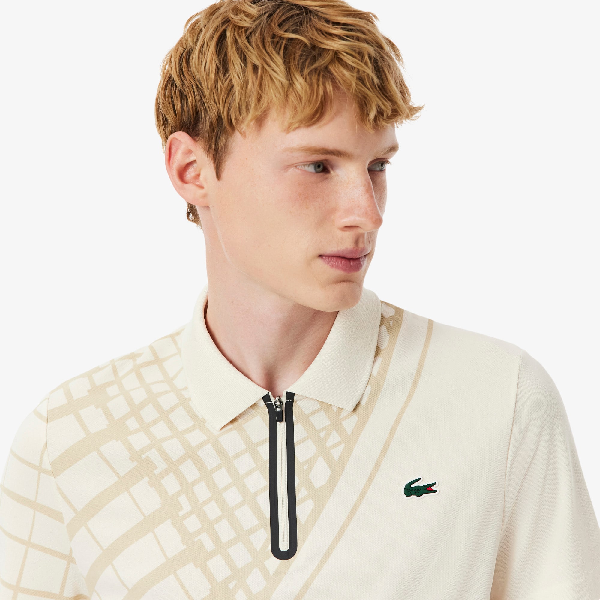 Men's Ultra Dry Printed Slim Fit Tennis Polo - Polo Shirts