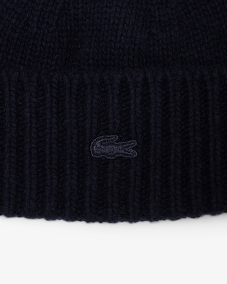 Women's 3D Rib Knit Wool Beanie