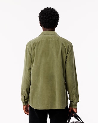 Men's Regular Fit Velour Shirt