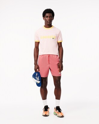 Men's Washed Effect Swim Trunks