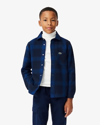 Kids' Plaid Flannel Overshirt