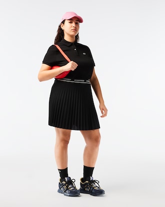 Polo femme regular fit en petit piqué de coton souple