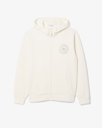 Men's Classic Fit Zip-Up Piqué Sweatshirt