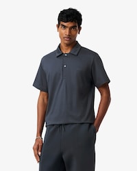 Men's Paris Classic Fit Open Neck Embroidered Polo