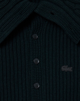 Runway Cable Neck Wool Sweater
