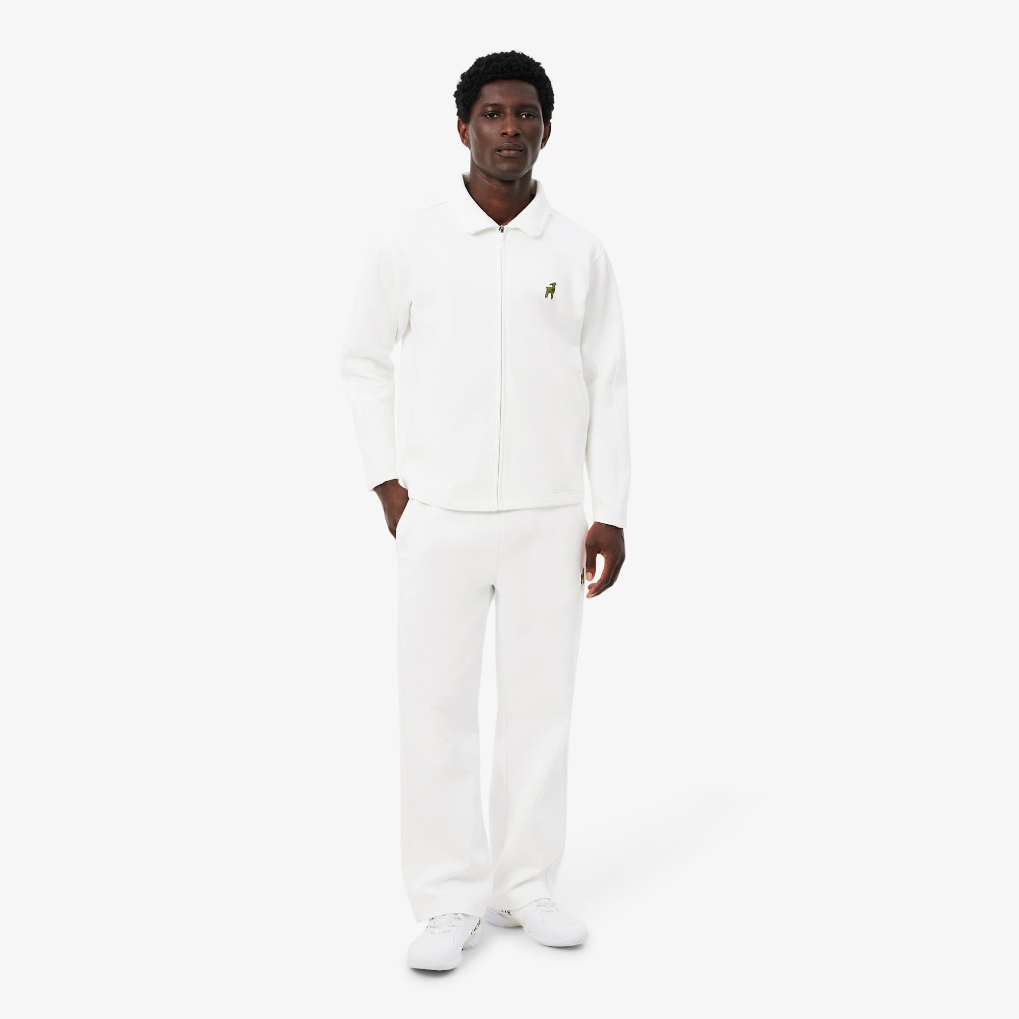 ★ オーガニックジョンパトリック　スエット　ホワイト Lacoste x Novak Djokovic The GOAT Sweatpants - undefined - New In