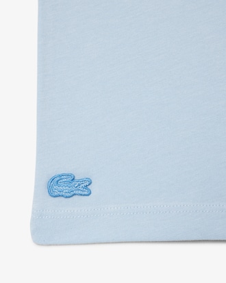 Badge Accent Cotton T-Shirt