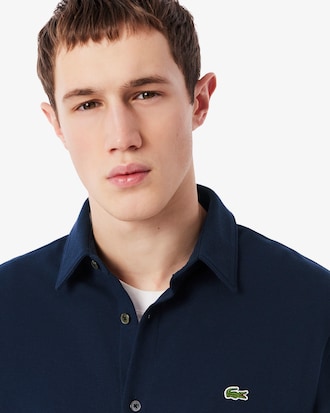 Slim Fit Cotton Piqué Shirt
