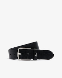 Cinturón de piel granulada para hombre